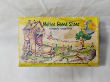VINTAGE MOTHER GOOSE KIDS SHOE BOX ONLY BOX IS EMPTY  1954