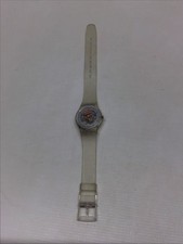 1986 Swatch AG Swiss Wrist Watch Clear S638 Women?s 