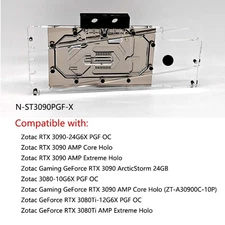 Granzon GPU Block For ZOTAC RTX3080 3090 PGF/AMP Core Extreme Holo N-ST3090PGF-X