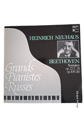 33T 🎶 HEINRICH NEUHAUS 🎶 BEETHOVEN Sonates op.27/2,78 op.109,110 🎶 HMC 5163