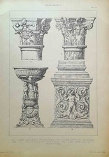 Stampa antica ARCHITETTURA RINASCIMENTO FIRENZE SAN JACOPO 1926 Antique print