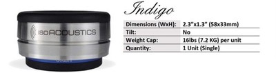 IsoAcoustics Orea Indigo (Like New) audio isolation feet 1 pc
