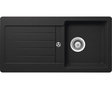 Unterbauspüle SCHOCK Typos D-100S U 860 x 435 mm nero TYPD100SUGNE
