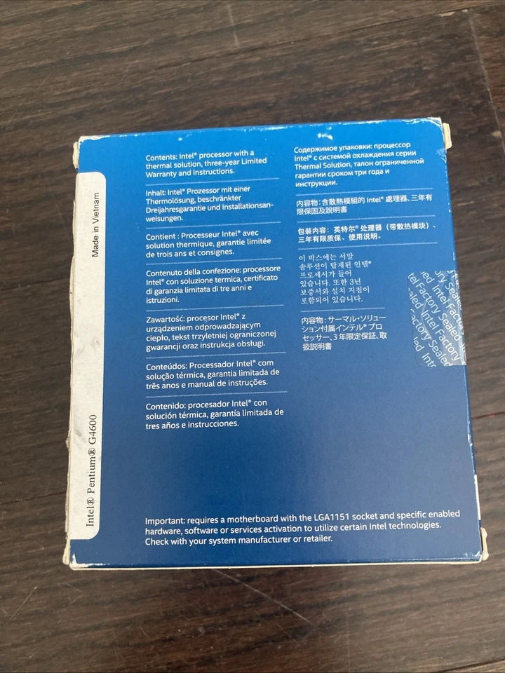 Intel Pentium G4600 - 3.6 GHz Dual-Core (BX80677G4600) Processor - Image 4 of 4