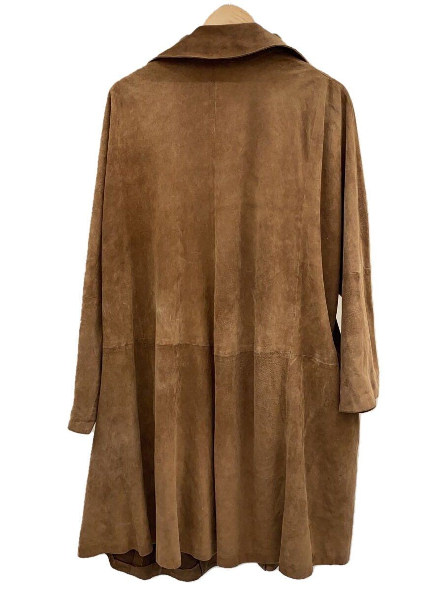 ALTRA Salvatore Ferragamo altro cappotto S pelle marrone tinta unita