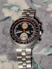 Vintage Seiko 6138 0017 Steel Mens Automatic UFO Chronograph Watch