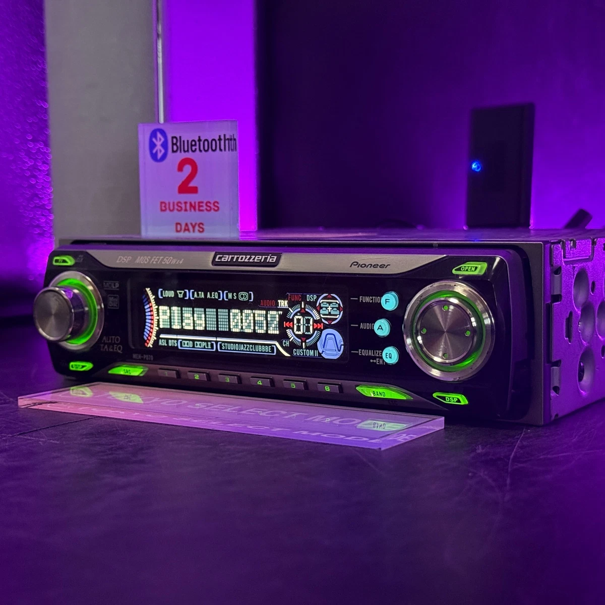 【希少良好固体】carrozzeria MEH-P070 Pioneer Carrozzeria MEH-P070 Car Audio MD Player 1DIN DSP Added