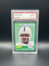 1989 SCORE ANDRE RISON #272 ROOKIE CARD RC PSA 9
