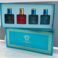 Versace Eros Men's Fragrance Mini Set 4×30ml，Brand New, Unopened Fast delivery