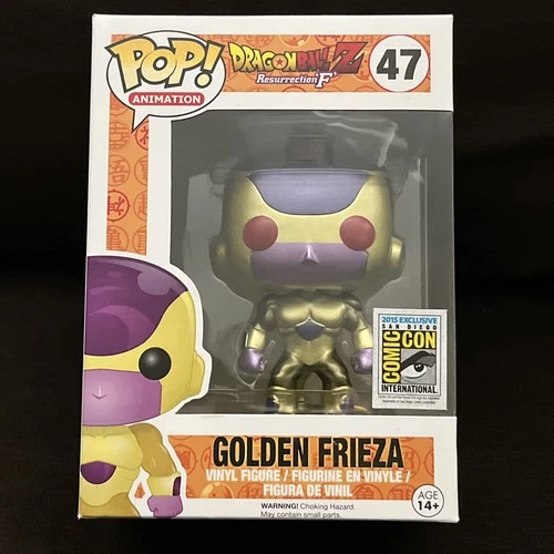 Funko Pop! Dragon Ball Z Golden Frieza #47 SDCC 2015 Exclusive Red Eyes w/ Stack