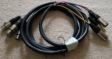 10 ft 4-Channel Snake XLR-M To XLR-F Color