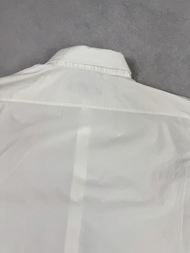 DSQUARED2 Men’s Shirt White Classic Button-Up Cotton Sz 54 Italian Dress - Picture 12 of 22