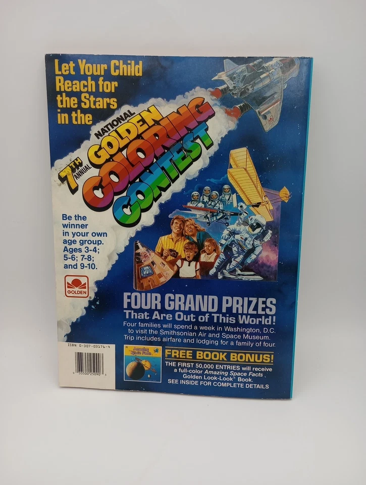 Garfield A Giant Coloring Book 1990 Golden Unused Easy Tear Out Pages Vintage  Foto 2 de 4