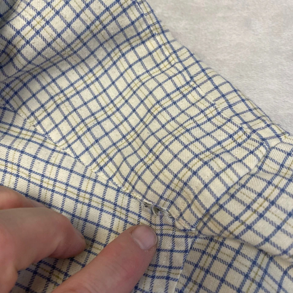 Chaps Ralph Lauren Mens Plaid Button Down Shirt Long Sleeve Size 15 1/2 34 35 - Image 3 of 4