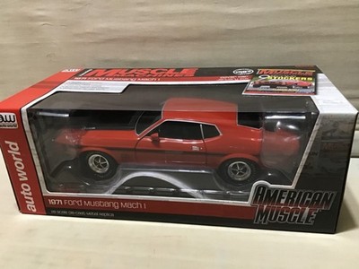 MUSTANG 1971 FORD MACH 1 RED 429 RAM AIR COVER CAR AU WORLD AMERICAN MUSCLE 1150