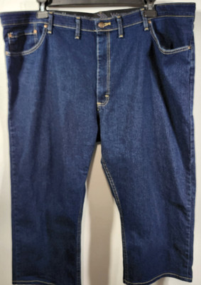 Wrangler Men's 46 Jeans  Comfort Flex Regular Fit Blue Denim 