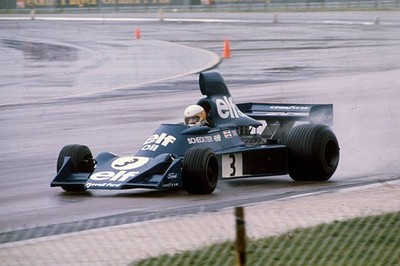 Jody Scheckter Tyrrell 007 Ford British GP at Silverstone July 19 - Old Photo