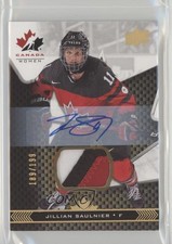 2018 Team Canada Juniors Premium Swatch 189/199 Jillian Saulnier #56 Auto 0o5t