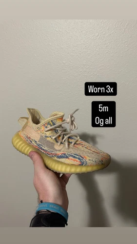 Taglia 5 Adidas Yeezy Boost 350 V2 Low MX Oat