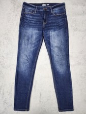 Old Navy Jeans Womens 8 Dark Blue Rockstar Super Skinny Mid-Rise Stretch Denim