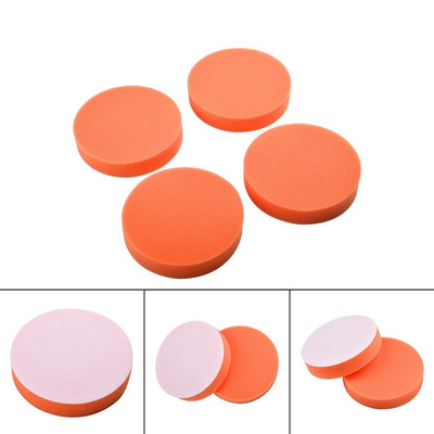 12.7cm Polier Pads Auto Schwamm Buffer Clean 4x 125mm Flach Orange Heißbegehrt