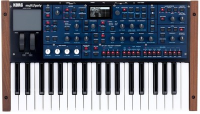Korg multi/poly Analog Modeling Synthesizer Keyboard 37 Key 100V-240V
