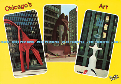 D175297 Chicago Art. Calder Stabil. Chicago Picasso. Miro. Pitt Souvenirs. Alph
