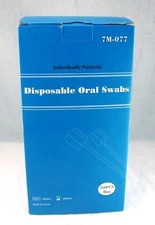 Ziznba 7M-077 Box of 250 pcs (approx) of Disposable Oral Swabs Pink NEW NIB 
