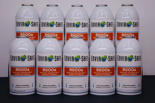 R-600a Refrigerant with 7/16" Self Sealing K28 6 oz Case/10