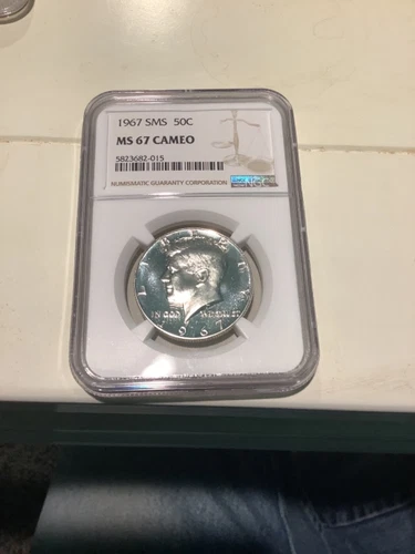 1967 SMS MS NGC 67 Cameo Half Dollar. Will SELL. Make OFFER!!!!