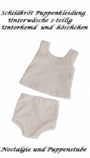 Puppen Kleidung Unterwäsche Unterhemd Unterhose 46 cm Puppen Schildkröt, 46171