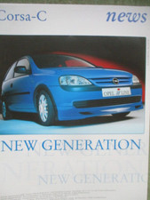 Irmscher Opel Corsa C brochure 2001 brochure
