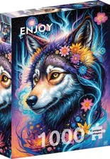 Magical Wolf Portrait 1000 Piece Jigsaw Puzzle Enjoy New