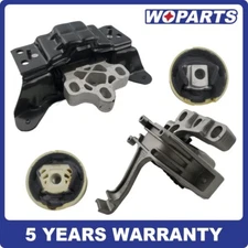 4PCS Engine Motor Mount AND Trans Mount Set Fit For Audi A3,S3,TT, TTS Quattro