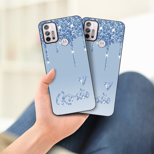 Printed Case For Motorola Moto G54 5G G24 G85 E14 Bling Personalised Phone Cover - Picture 70 of 121