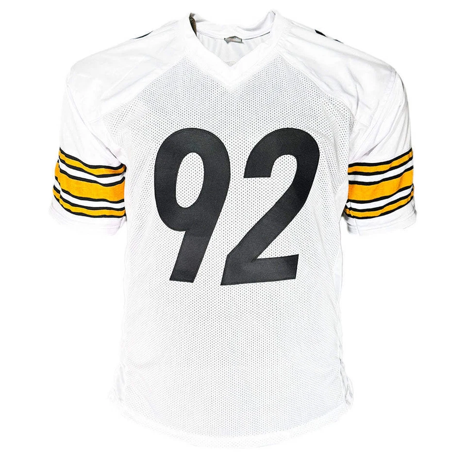 Футболка с автографом Джеймса Харрисона из Питтсбурга белая (JSA) - Изображение 3 из 3