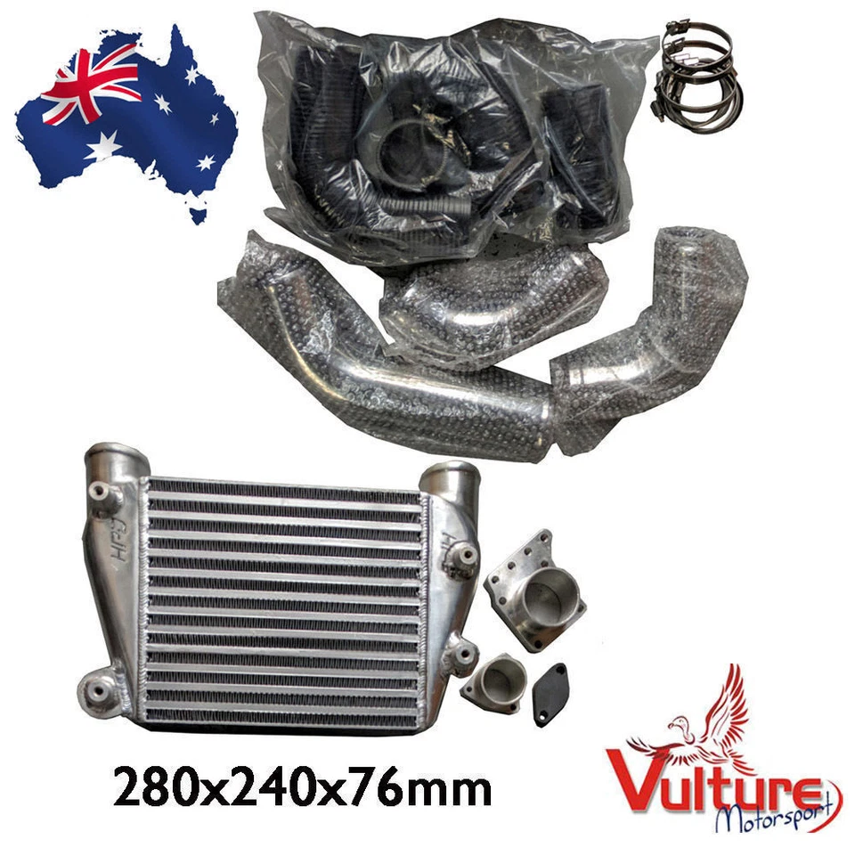 New VM Top Mount Intercooler Kit For Nissan Patrol GU Y61 TD42 4.2L 03 - 07