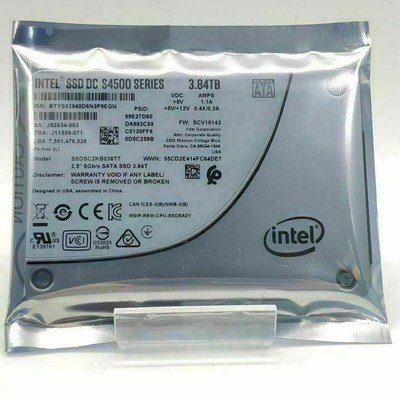 3.84TB Intel S4500 DC Series SSD 2.5 inch SATA Solid State Drive SSDSC2KB038T701