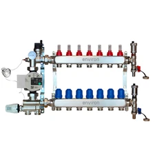 Wilo Festwertregelset With Heating Manifold 8 Fold Underfloor Pump Assembly