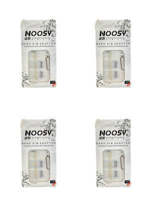 Noosy Nano Micro Sim Card Adapter Kit | 4 Counts
