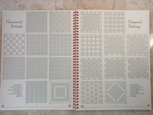 Quilt Settings A Workbook Arrange Create Blocks M Shirer VTG 1989 Spiral PB 112p - Picture 6 of 12