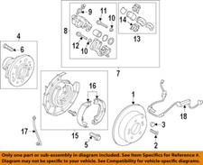 KIA OEM 04-22 Optima Rear Suspension Brake Components-Rotor Plug 5841438000
