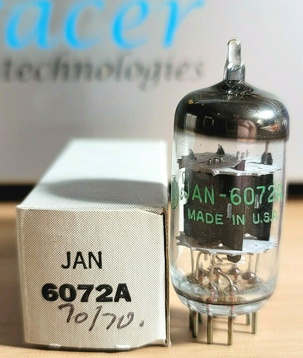 6072A JAN GE 6072 12AY7 BLACK PLATE TUBE NOS NIB *eTRACER* | eBay