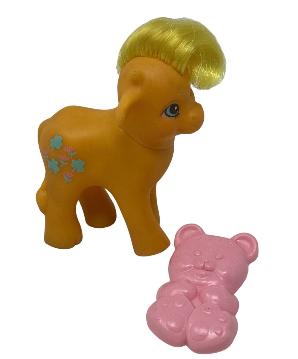 Hasbro Baby Leafy My Little Pony G1 Calf Cow Orange Yellow Vintage