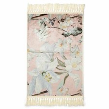 ESSENZA Teppich Rosalee Altrosa Dark Blush Blumen Blüten Weich Vorleger Velours