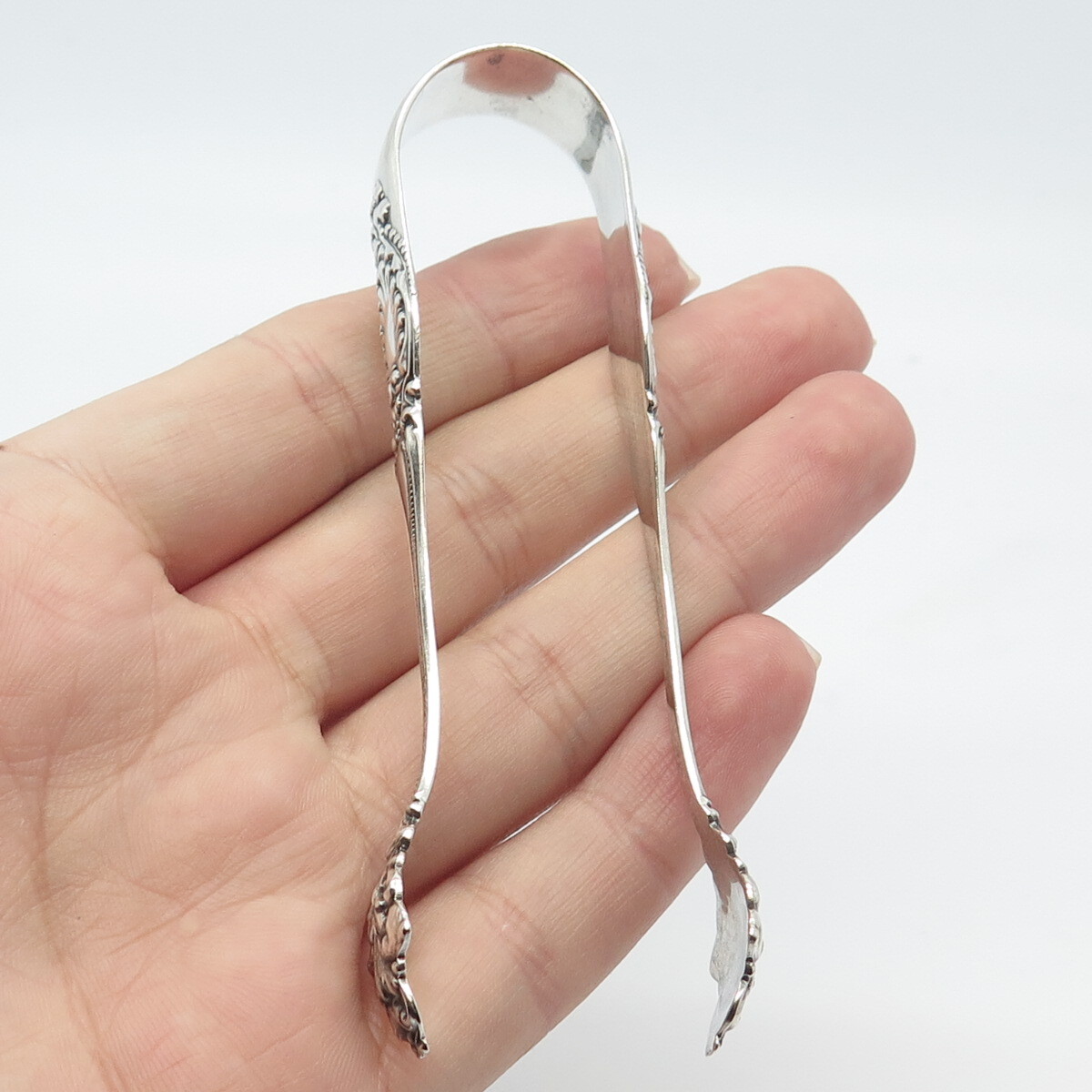 925 Sterling Silver Vintage R. Wallace & Sons Mfg. Co. Sugar Tongs eBay