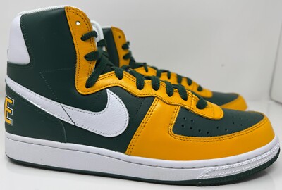 Nike Terminator High Super Sonics Men Size 11 FN4442-300 Green Yellow  Packers