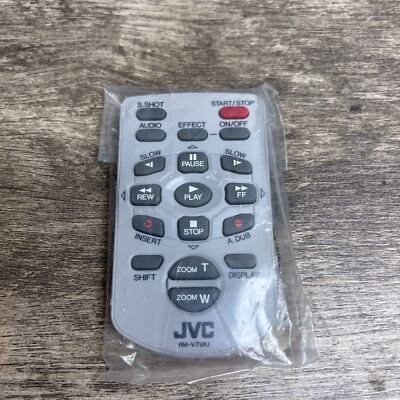 JVC RM-V718U Gray Wireless Handheld Remote Control for Camcorder Video ...