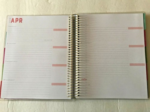 Erinnerungen Wild & Free Spiralplaner 12 Monate 2019 horizontales Wochenlayout - Bild 8 von 11