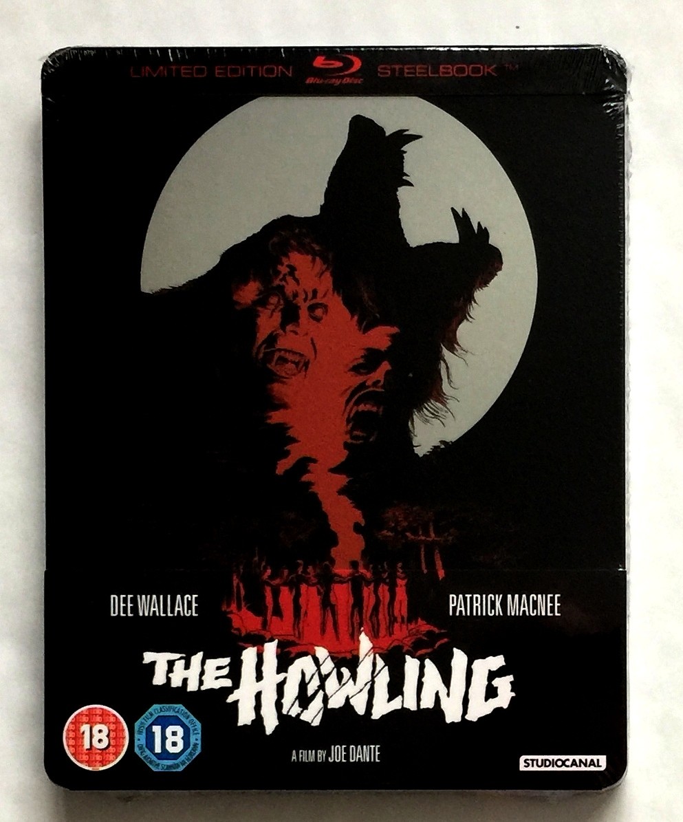 THE HOWLING * LIMITED EDITION BLU-RAY STEELBOOK * BN&M * JOE DANTE * DEE WALLACE